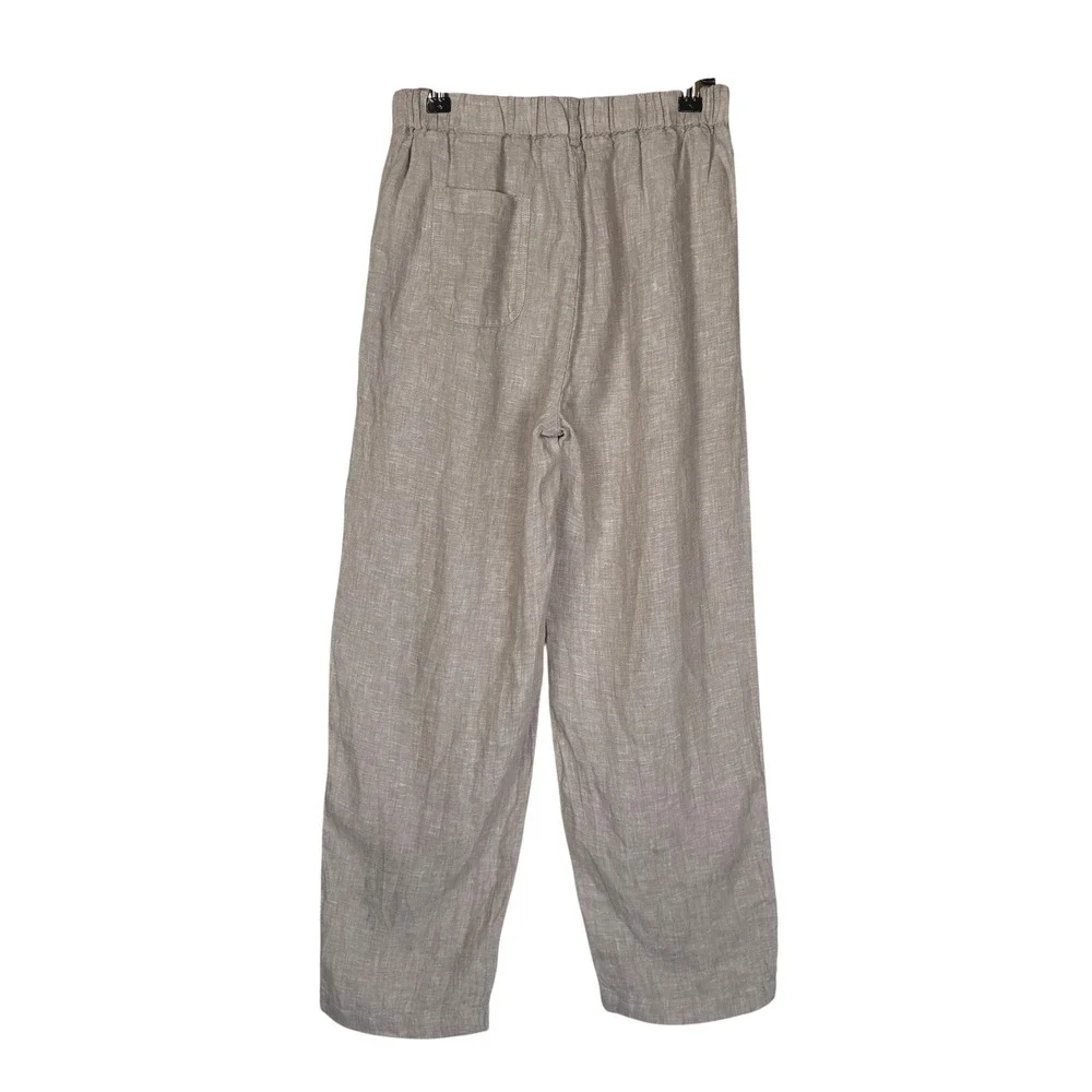 Quince Womens 100% European Linen Pants Size XS Flax Pull On